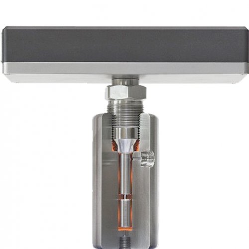 Hypervisc measuring a low volume of liquid in a measurement cell